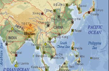 Carte du Asie